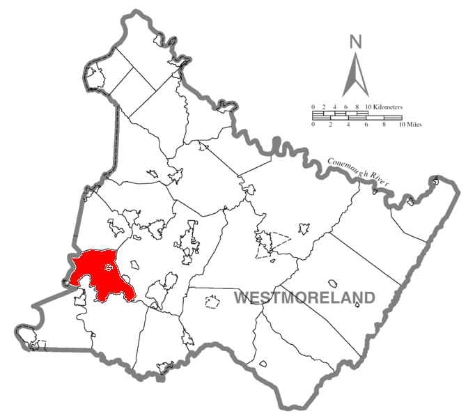 Locator map of Sewickley