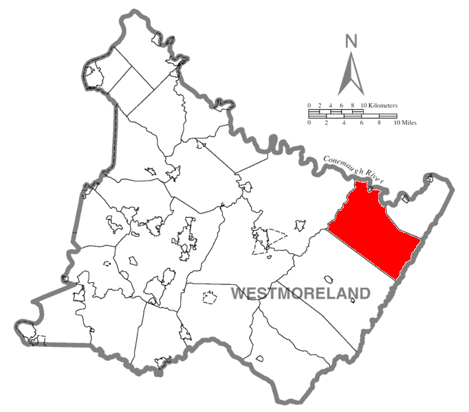Locator map of Fairfield