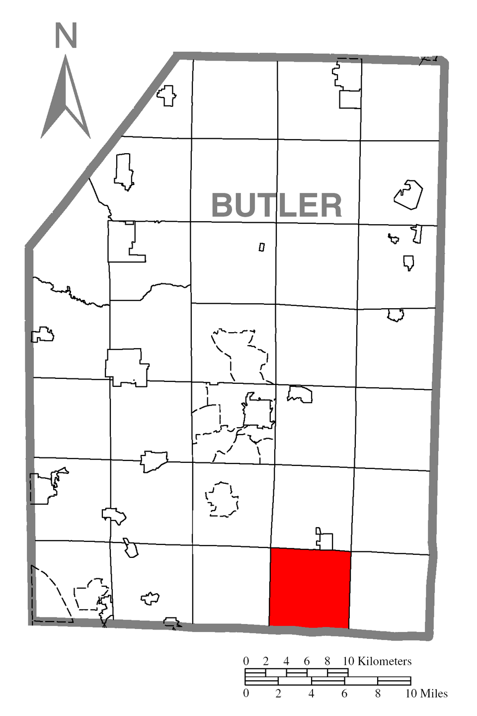 Locator map of Clinton