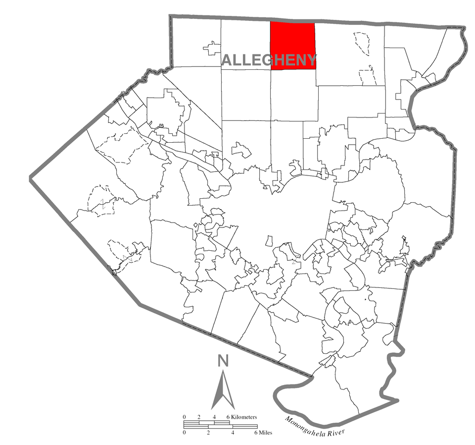 Locator map of Richland