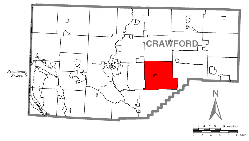 Locator map of Randolph