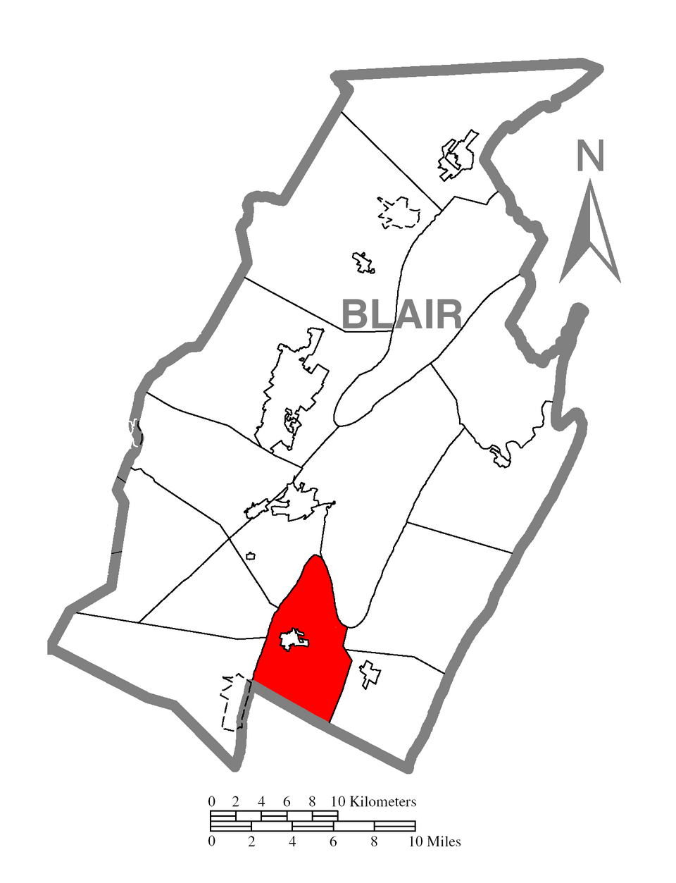 Locator map of Taylor