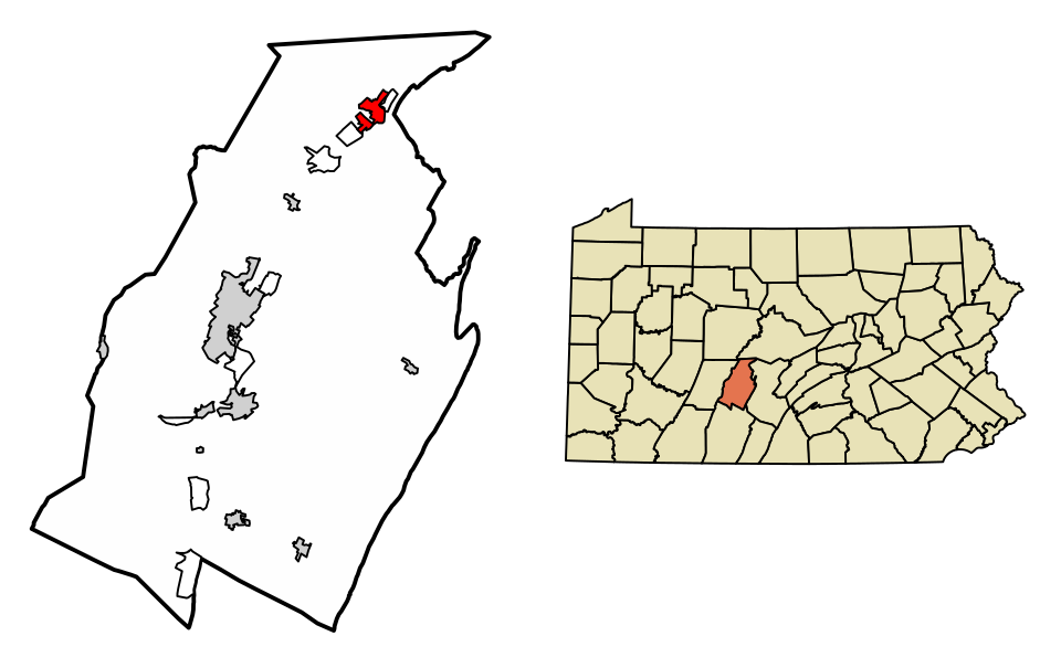 Locator map of Tyrone