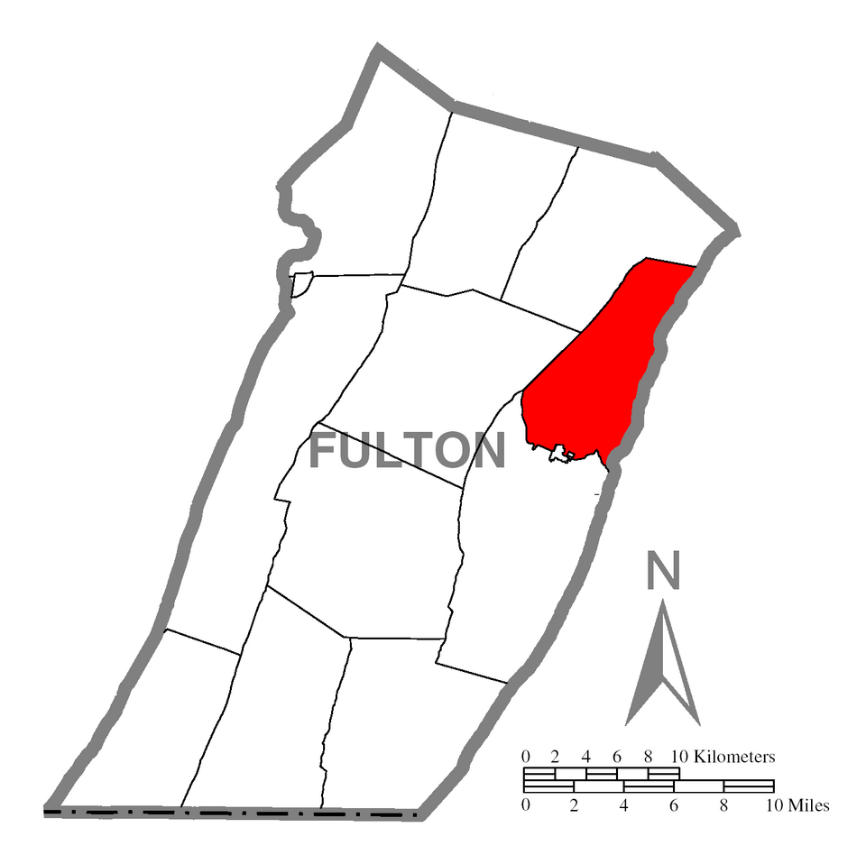 Locator map of Todd