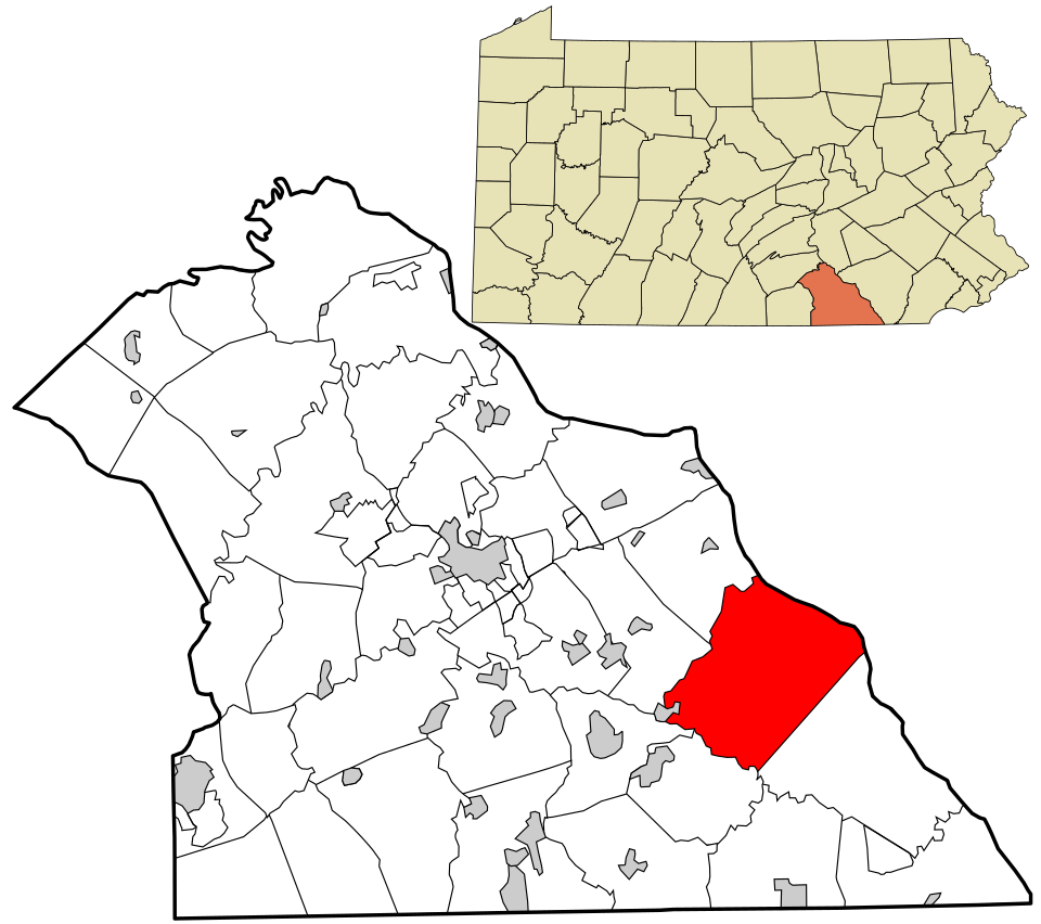 Locator map of Chanceford