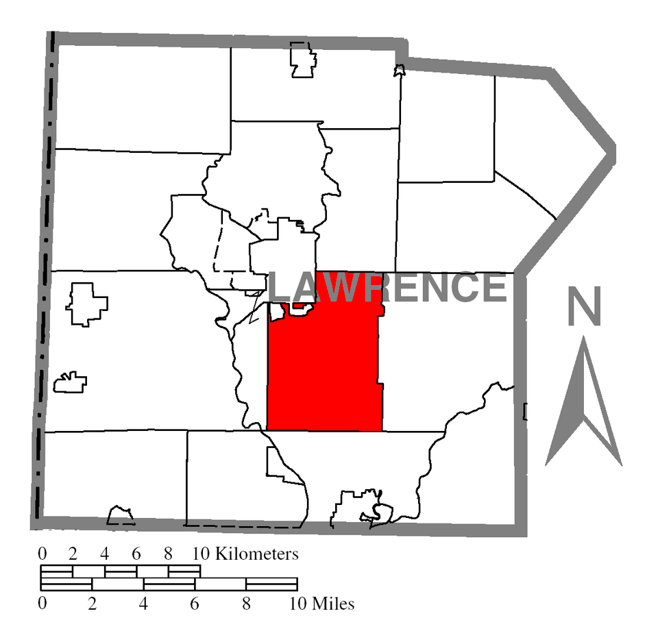 Locator map of Shenango