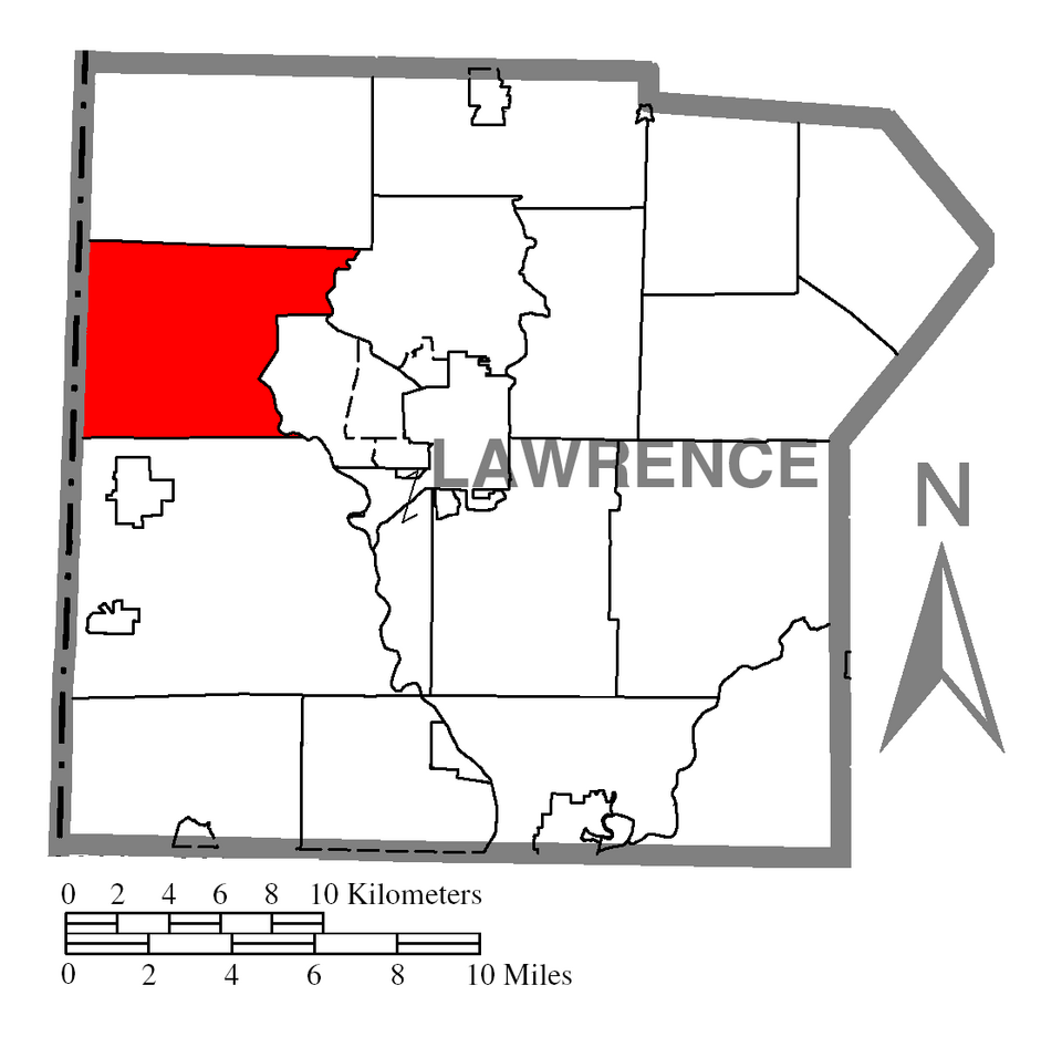 Locator map of Mahoning