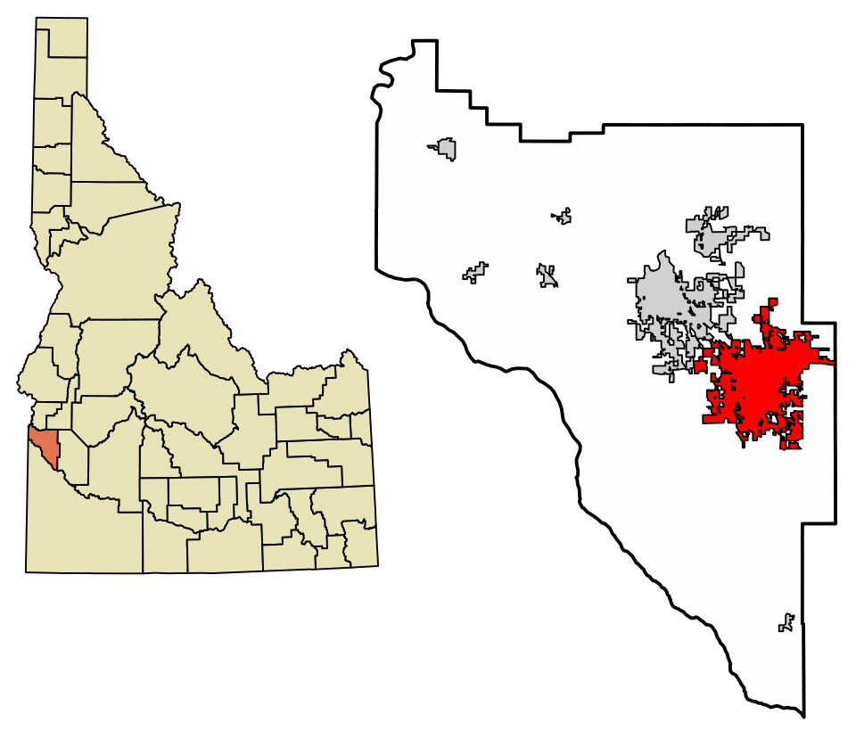 Map of Nampa