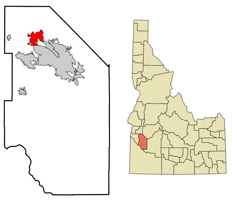 Locator map of Eagle
