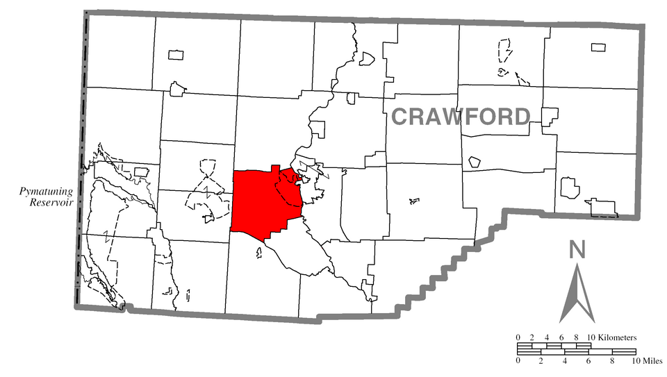 Locator map of Vernon