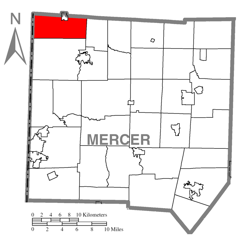 Locator map of Greene