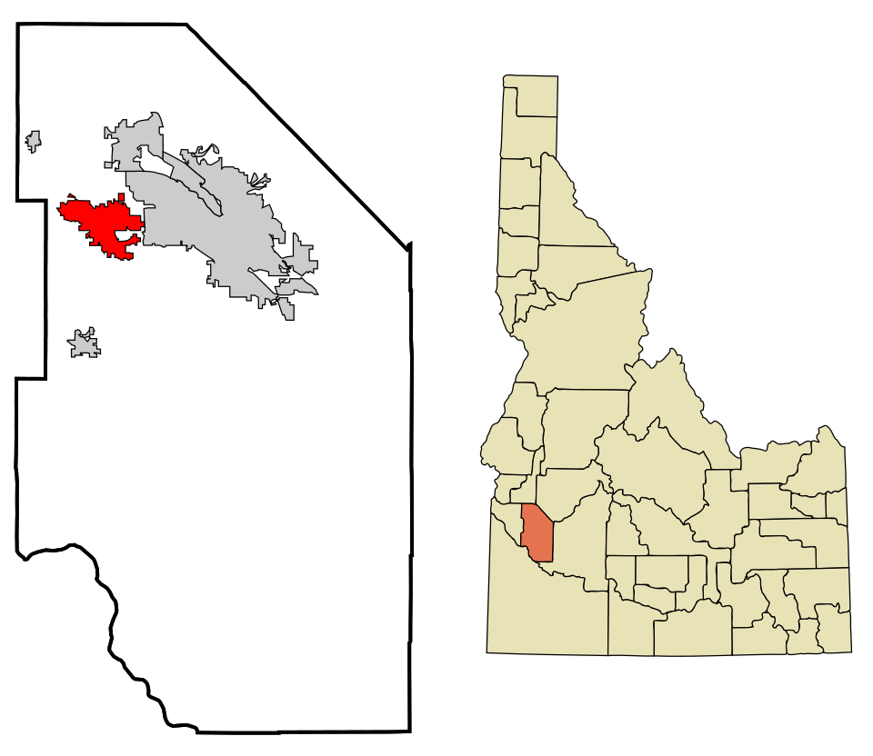 Map of Meridian