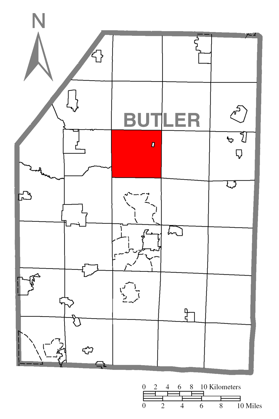 Locator map of Clay