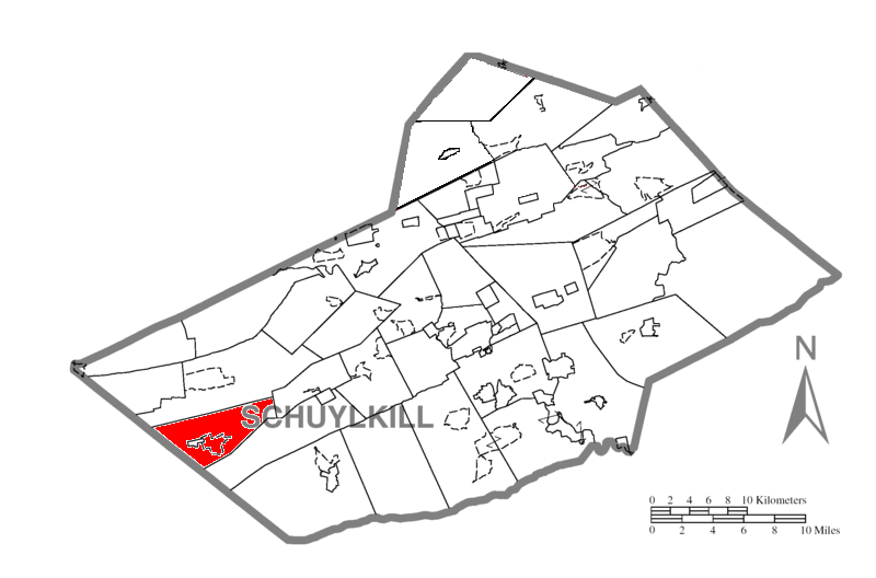 Locator map of Porter