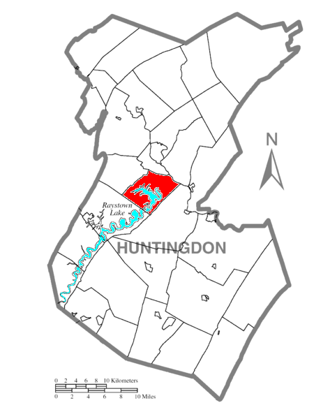 Locator map of Juniata