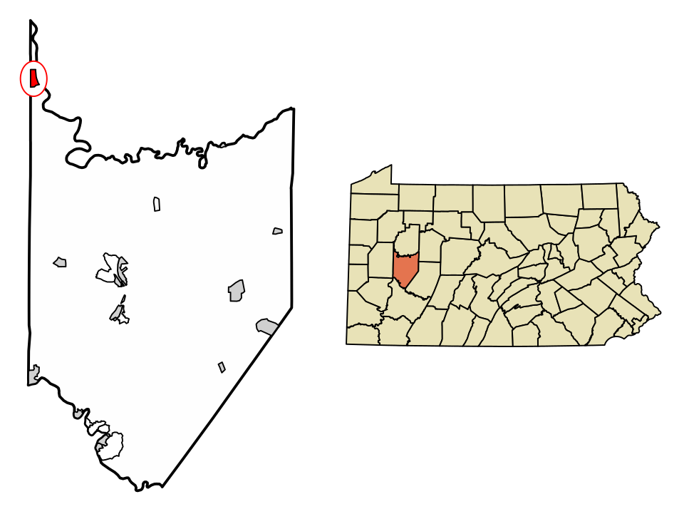 Locator map of Parker