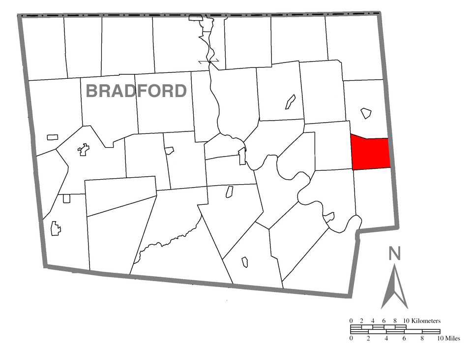 Locator map of Stevens