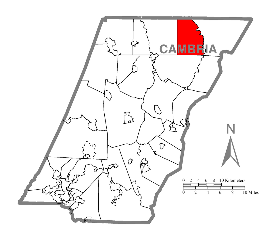 Locator map of White
