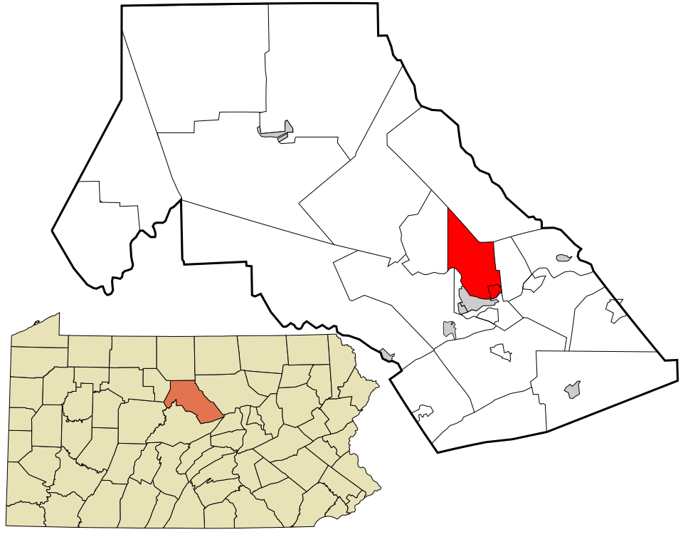 Locator map of Woodward
