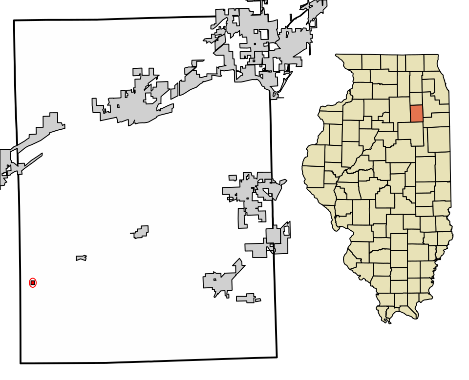 Locator map of Kinsman