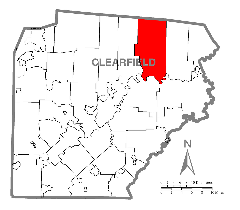 Locator map of Girard
