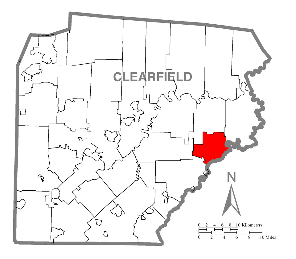 Locator map of Morris