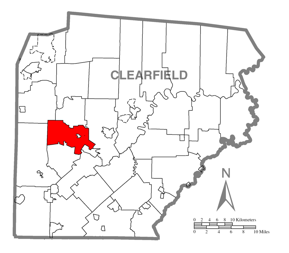 Locator map of Penn