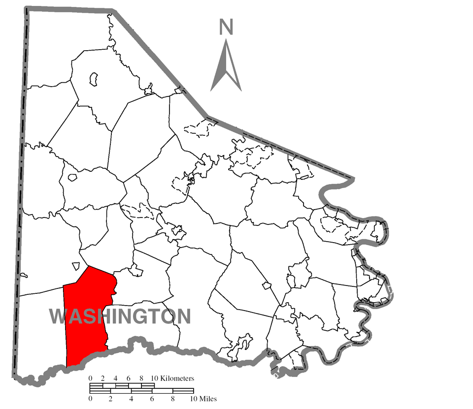 Locator map of East Finley