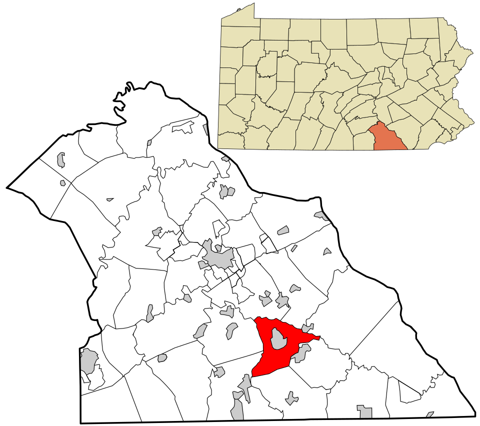 Map of North Hopewell