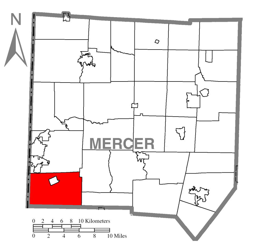 Locator map of Shenango