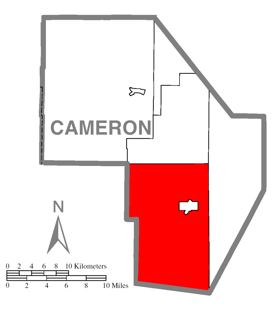 Locator map of Gibson