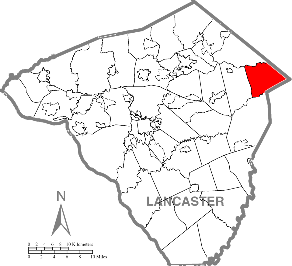 Locator map of Caernarvon