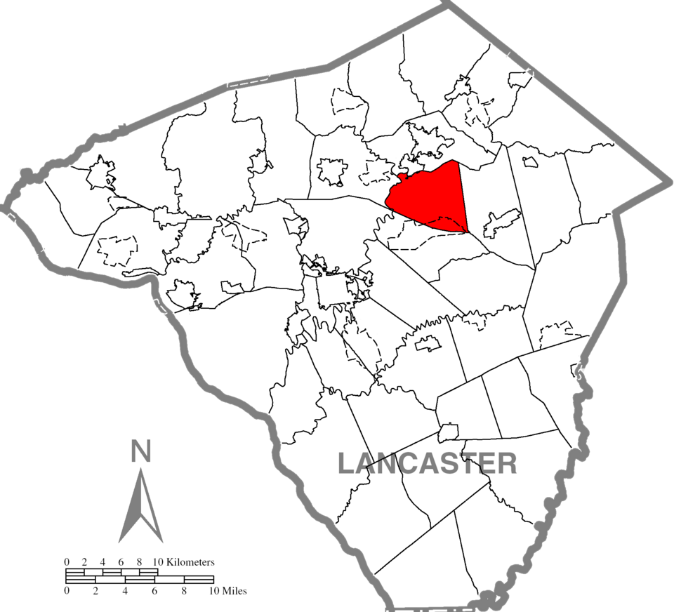 Locator map of West Earl