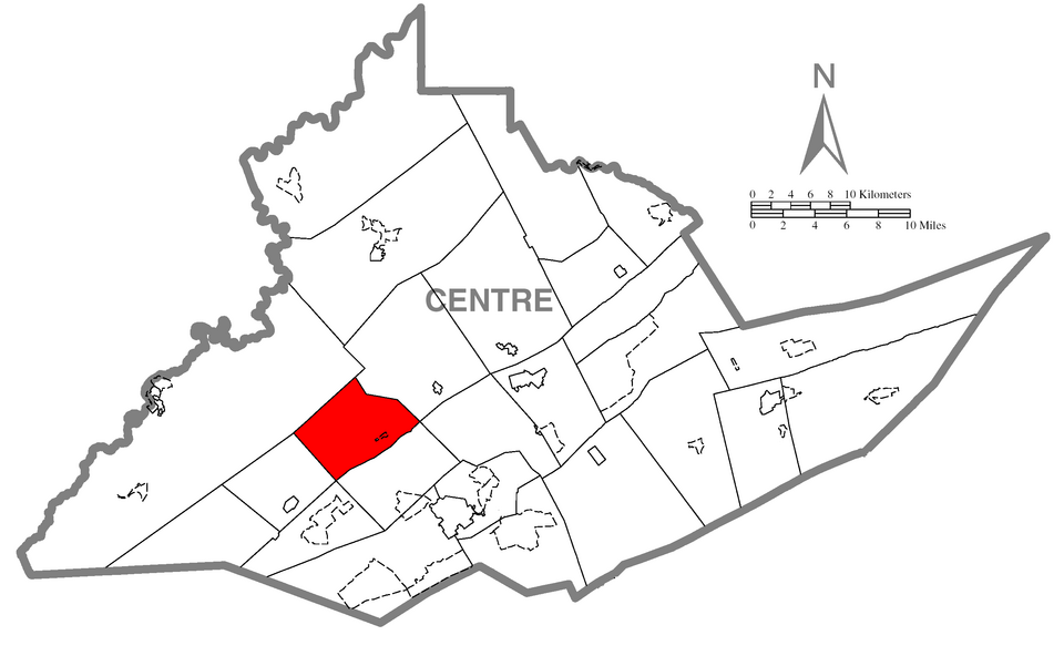 Locator map of Huston