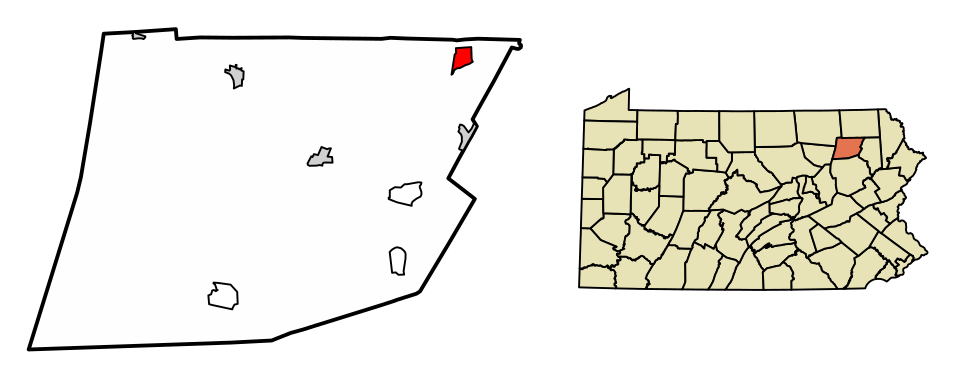 Locator map of Nicholson