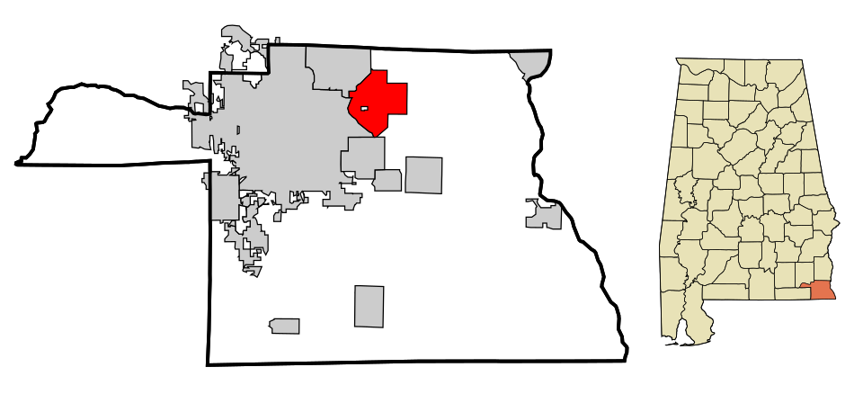 Locator map of Webb