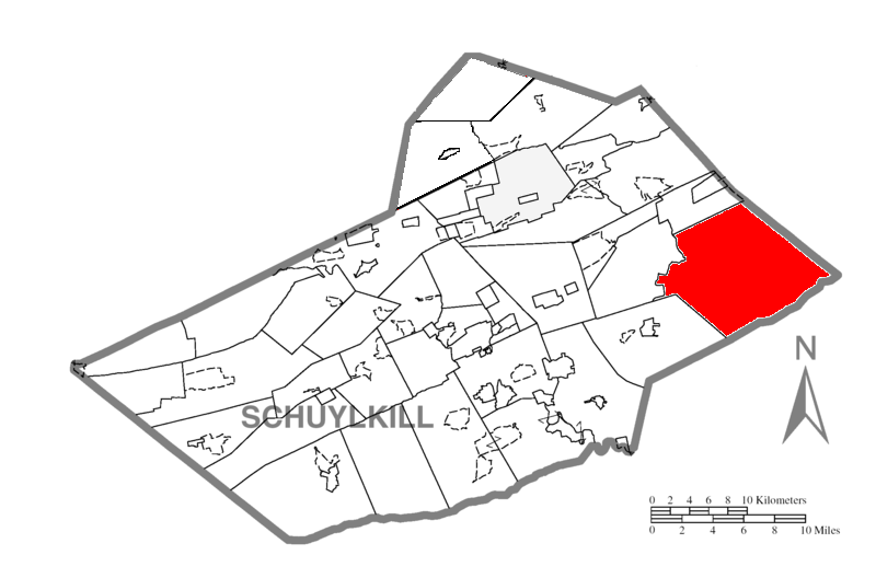 Locator map of West Penn