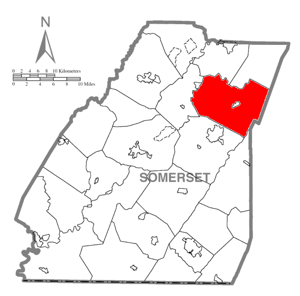 Locator map of Shade