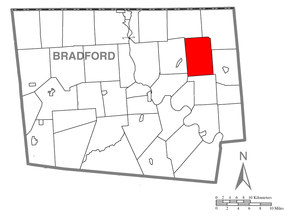Locator map of Orwell