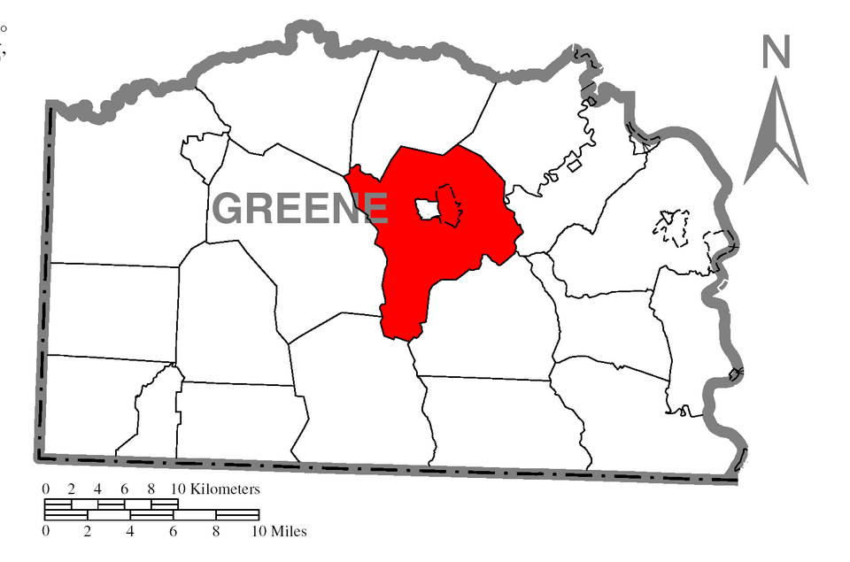 Locator map of Franklin