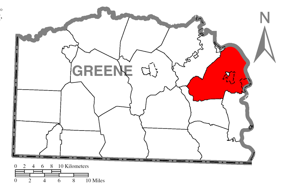 Locator map of Cumberland