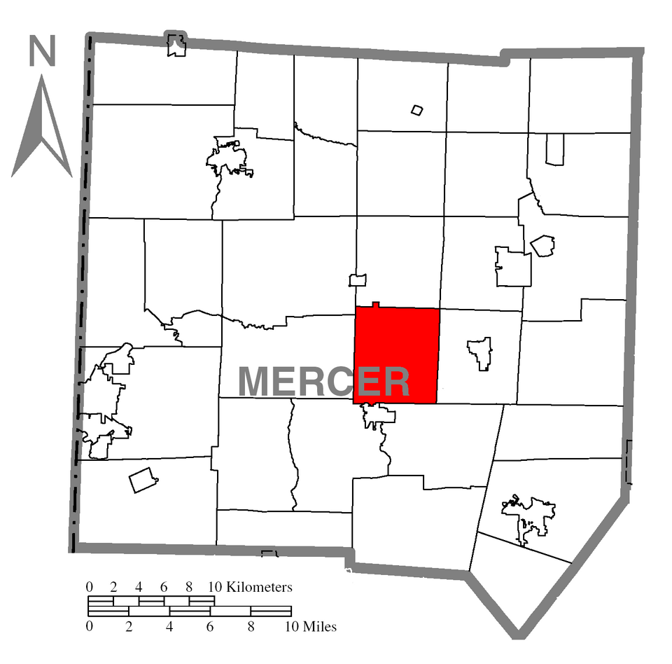 Locator map of Coolspring
