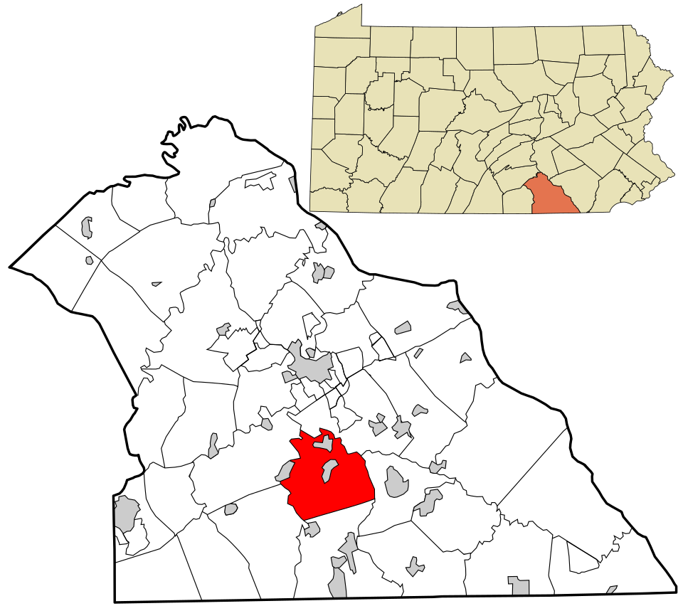 Locator map of Springfield