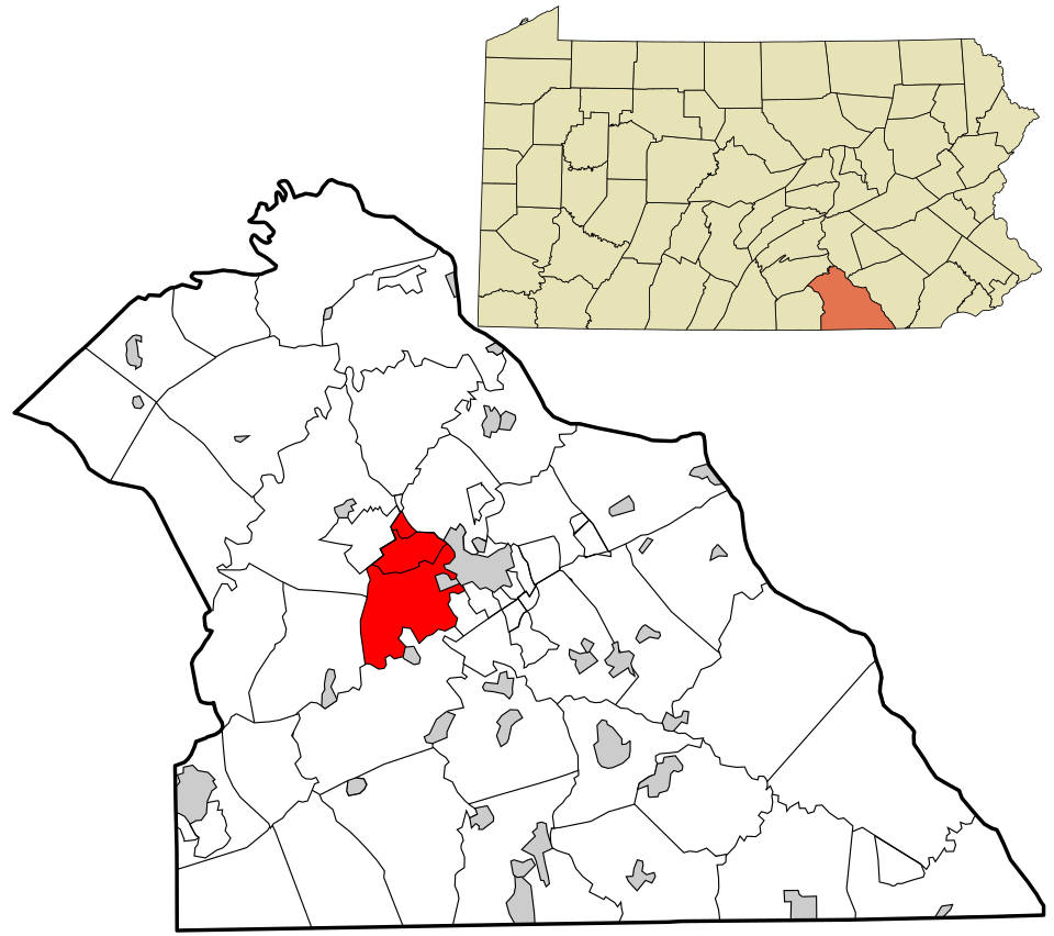 Map of West Manchester