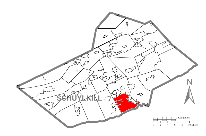 Map of South Manheim