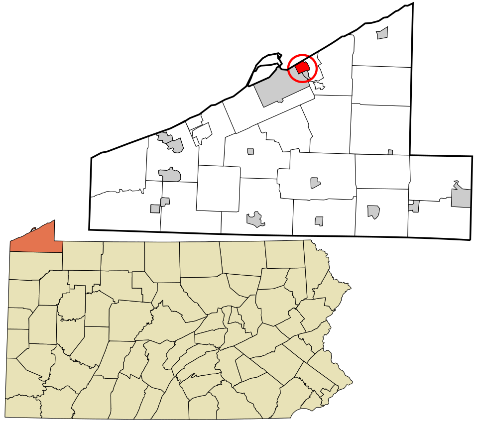 Locator map of Lawrence Park