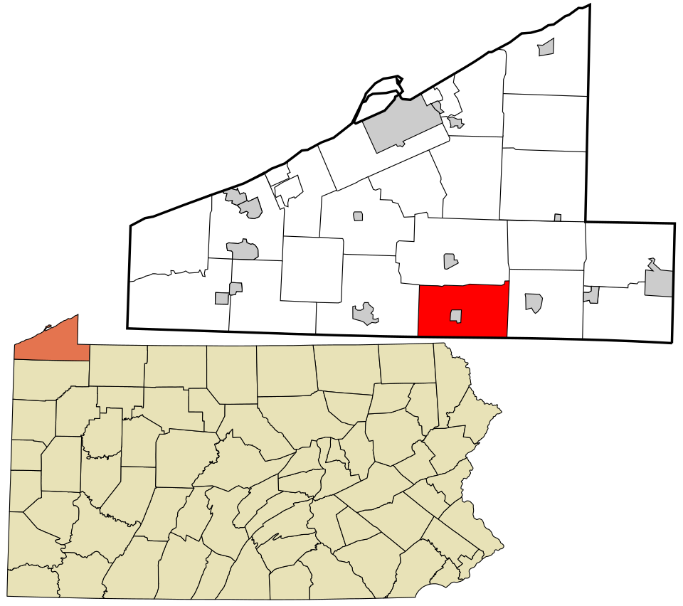 Locator map of LeBoeuf