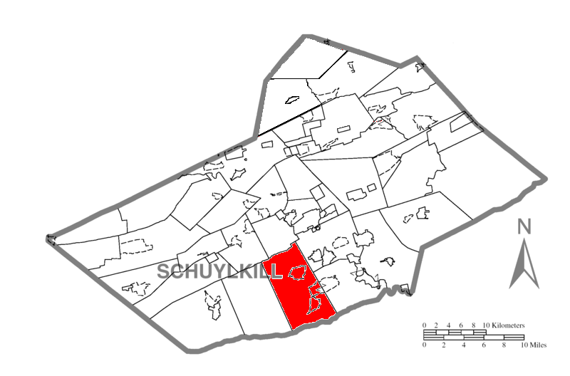 Locator map of Wayne