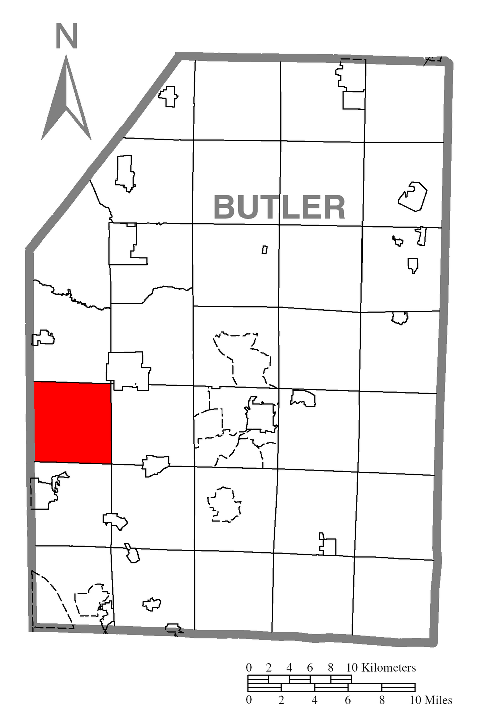 Locator map of Lancaster