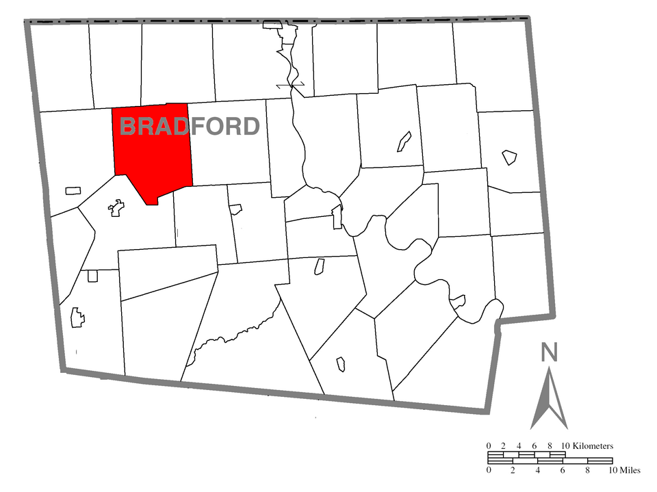 Locator map of Springfield